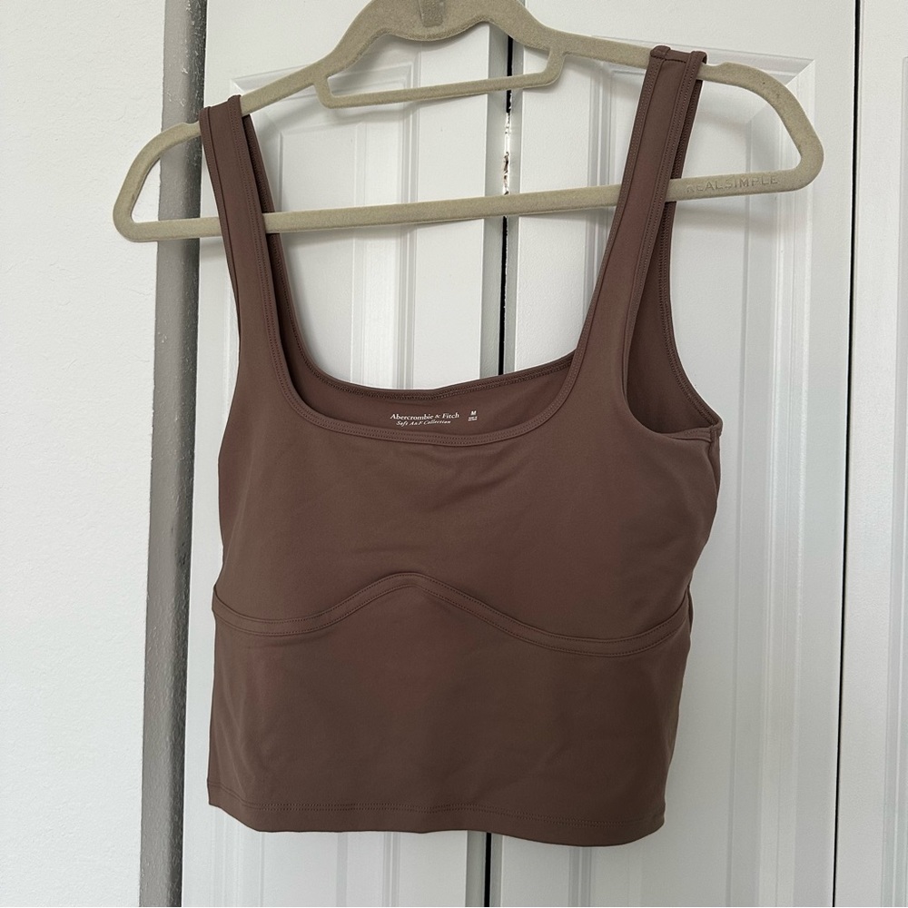 ABERCROMBIE & FITCH SOFT CROP TANK TOP (size medium)